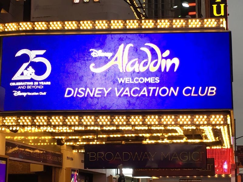 A Whole New World, a Special Disney Vacation Club Performance of 'Aladdin' on Broadway