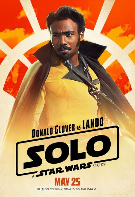Lando on the SOLO poster
