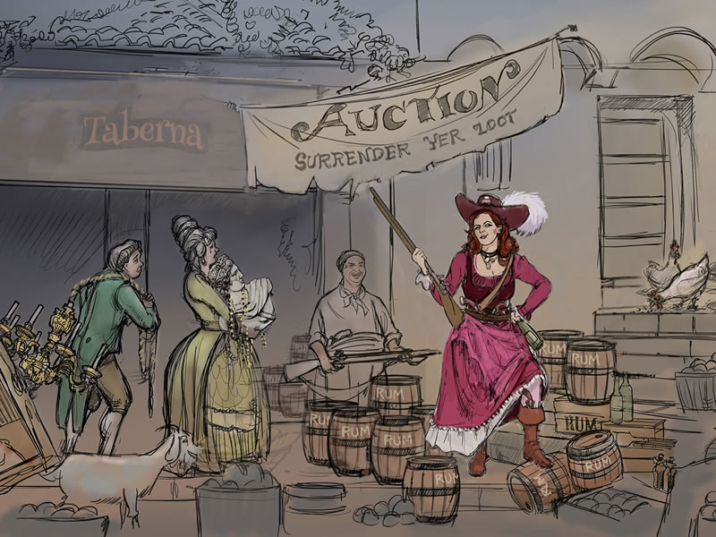 The Redhead to Have New Role in Pirates of the Caribbean Attractions
